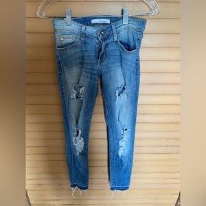 Distressed kancan jeans